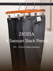 Quần âu ZioZia 4 mùa (3 màu) - 11703 - Black