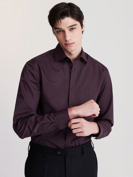 Sơmi St.Dupon màu rượu vang - 11813