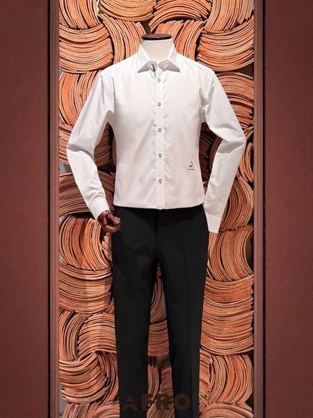 Sơmi Trắng Grossgrain St.Dupont - 11836