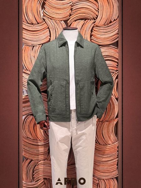 Áo khoác Linen-like Trucker - 11775