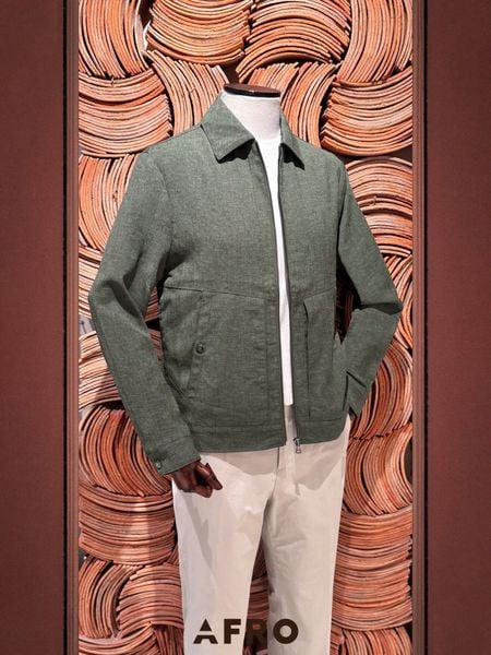 Áo khoác Linen-like Trucker - 11775