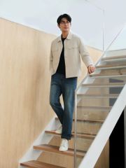 Áo ZIOZIA Trucker Snap Jumper - 11768 - Light Beige