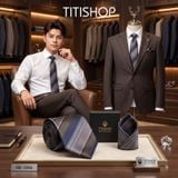 Sét Bộ Cavat & Khăn Cài Túi TITISHOP - 302