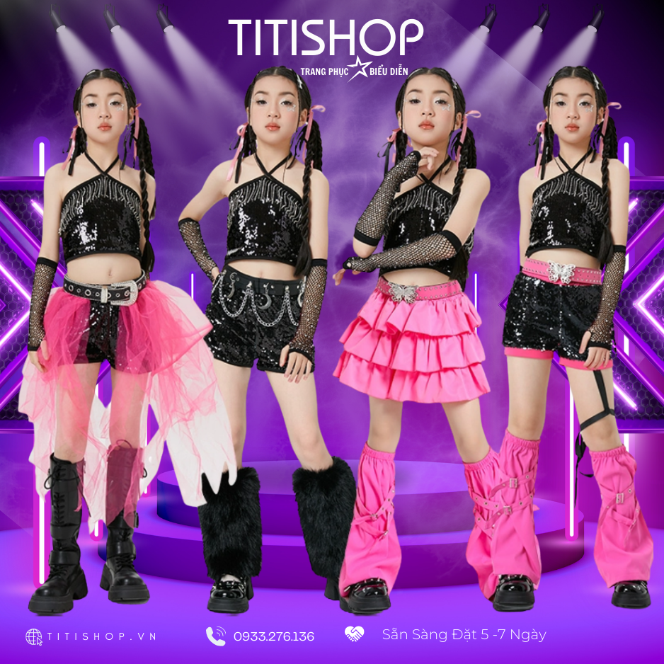 Sét Biểu Diễn Bé Gái Titishop ( Đặt 5-7 Ngày )