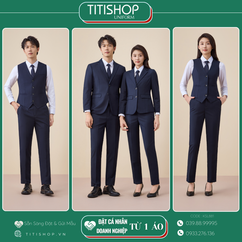 Đồng Phục Veston TITISHOP May Sẵn