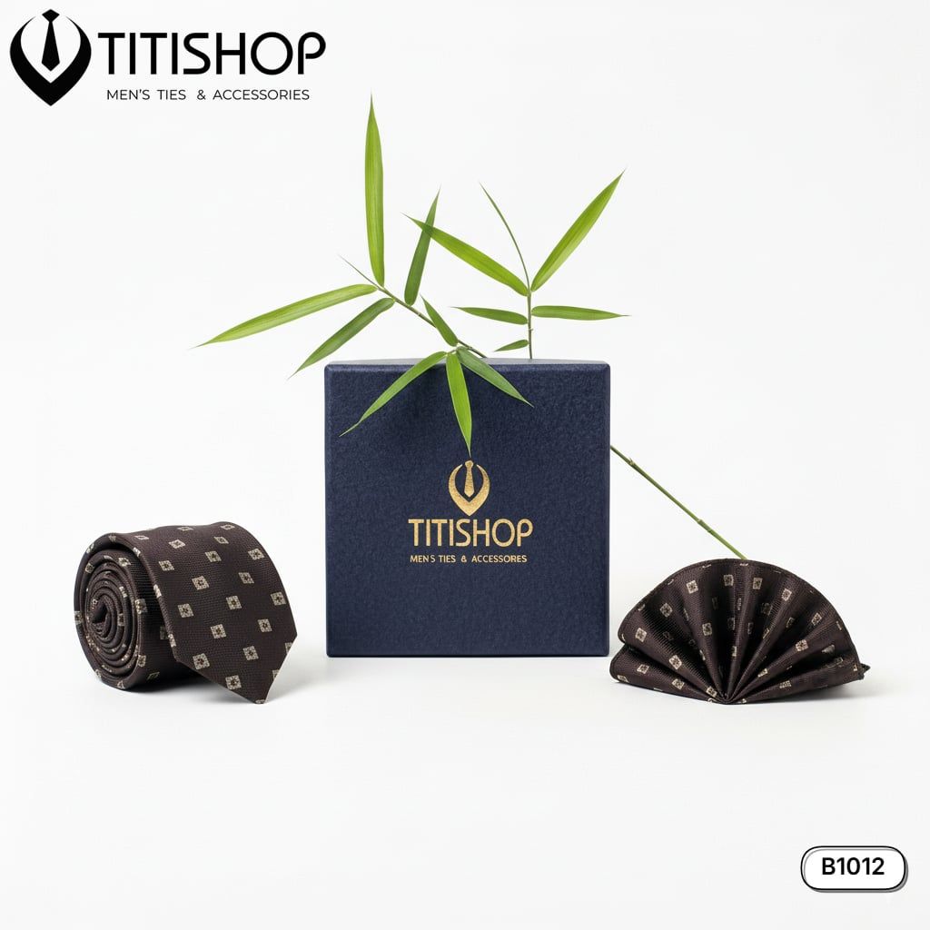Sét Bộ Cavat & Khăn Cài 1012 TITISHOP