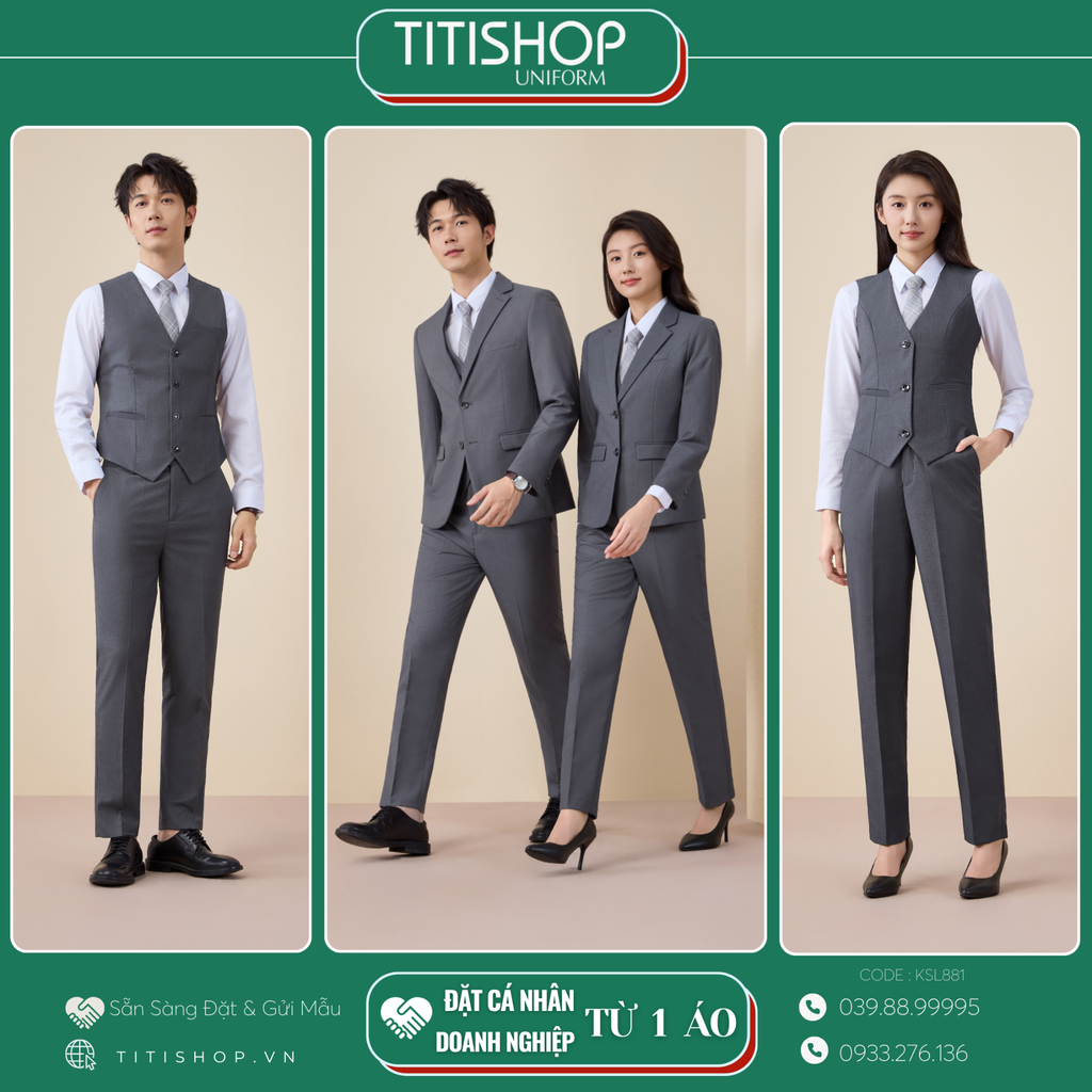 Đồng Phục Veston TITISHOP May Sẵn