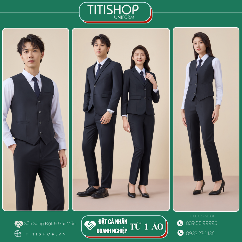 Đồng Phục Veston TITISHOP May Sẵn