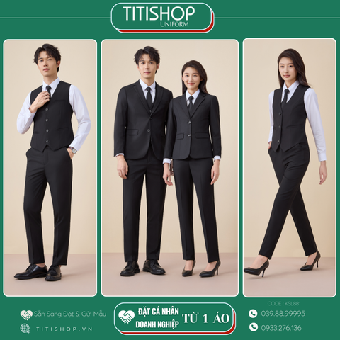 Đồng Phục Veston TITISHOP May Sẵn