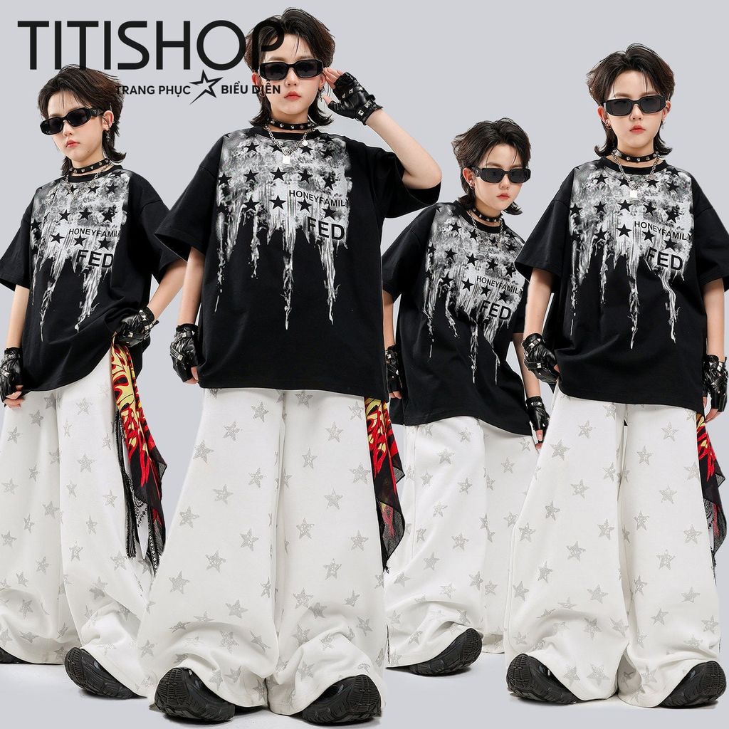 Sét Hiphop Dance Bé Trai Titishop ( Đặt 5-7 Ngày )