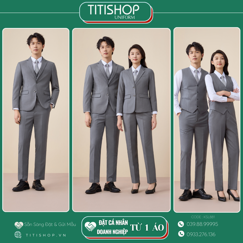 Đồng Phục Veston TITISHOP May Sẵn