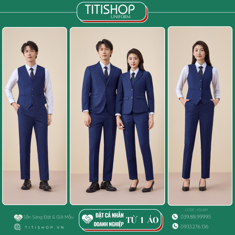 Đồng Phục Veston TITISHOP May Sẵn