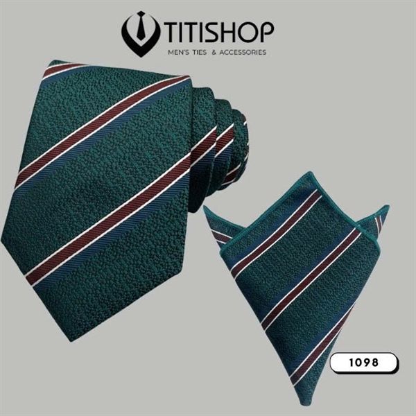 Sét Bộ Cavat & Khăn Cài 1098 TITISHOP