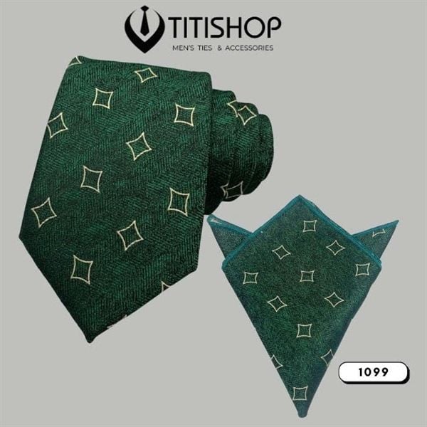Sét Bộ Cavat & Khăn Cài 1099 TITISHOP