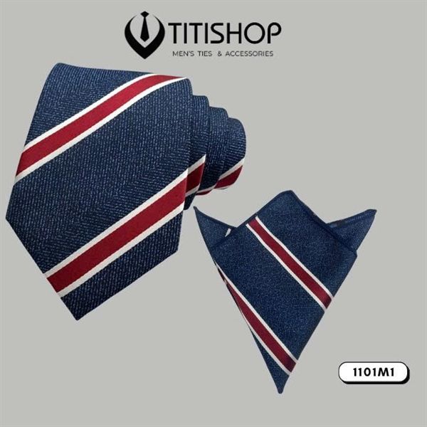 Sét Bộ Cavat & Khăn Cài 1101M1 TITISHOP
