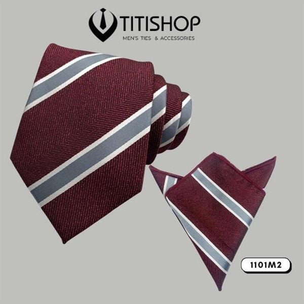 Sét Bộ Cavat & Khăn Cài 1101M2 TITISHOP