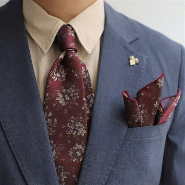 Sét Bộ Cavat & Khăn Cài 1104 TITISHOP