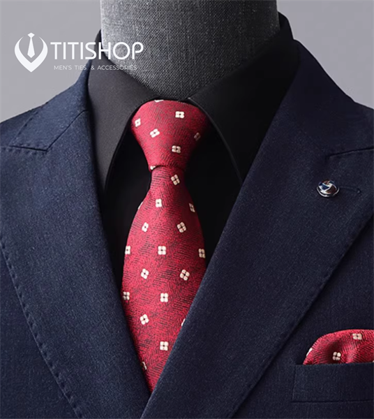 Sét Bộ Cavat & Khăn Cài 1113M1 TITISHOP