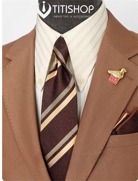 Sét Bộ Cavat & Khăn Cài 1114 TITISHOP