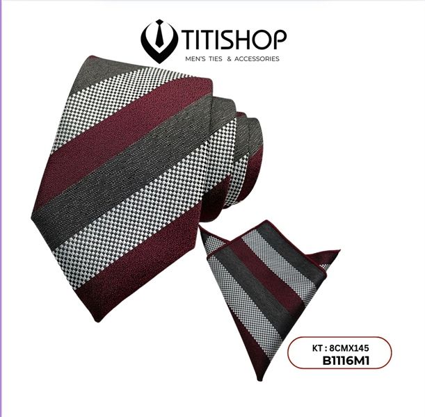 Sét Bộ Cavat & Khăn Cài 1116M1 TITISHOP