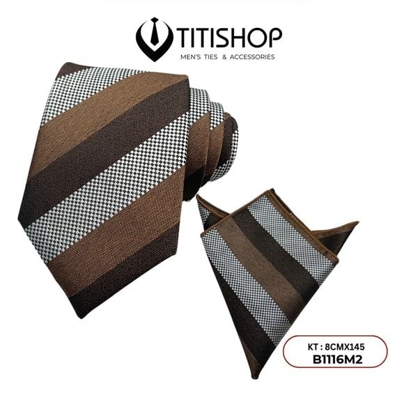 Sét Bộ Cavat & Khăn Cài 1116M2 TITISHOP