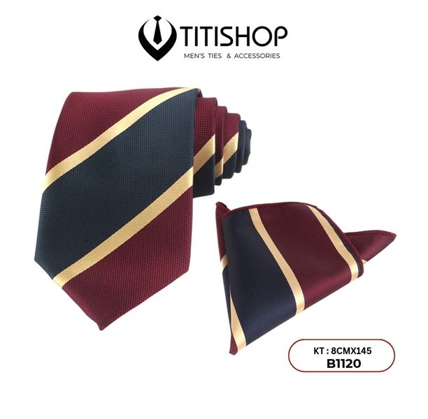 Sét Bộ Cavat & Khăn Cài 1120 TITISHOP