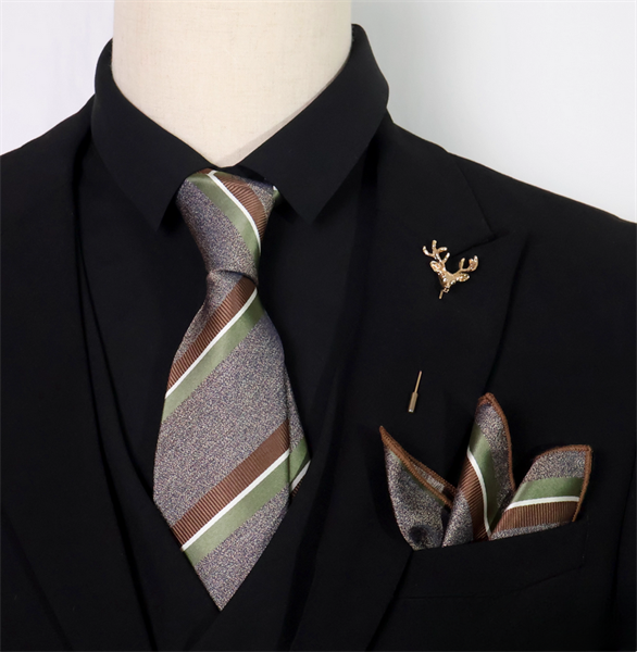 Sét Bộ Cavat & Khăn Cài 1128 TITISHOP