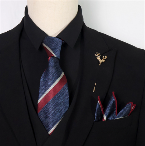 Sét Bộ Cavat & Khăn Cài 1129 TITISHOP