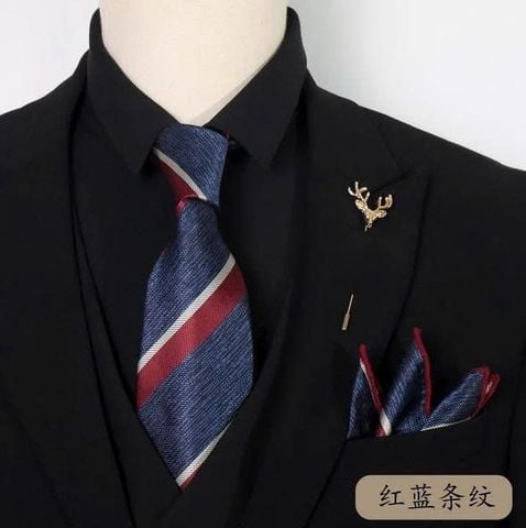 Sét Bộ Cavat & Khăn Cài 1130 TITISHOP