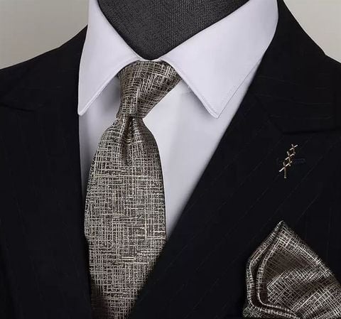 Sét Bộ Cavat & Khăn Cài 1137 TITISHOP