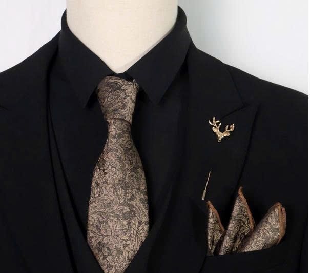 Sét Bộ Cavat & Khăn Cài 1138 TITISHOP