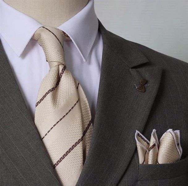 Sét Bộ Cavat & Khăn Cài 1144 TITISHOP