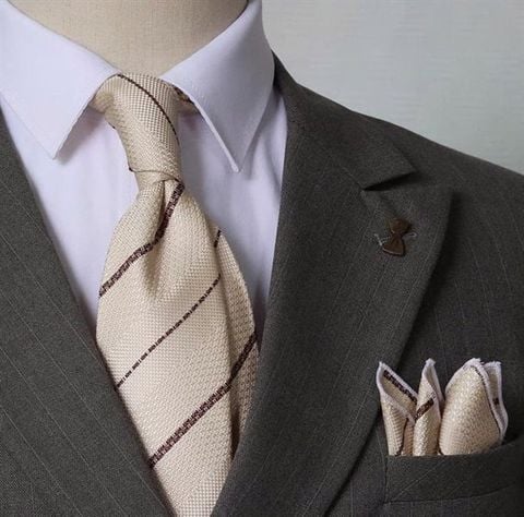 Sét Bộ Cavat & Khăn Cài 1144 TITISHOP