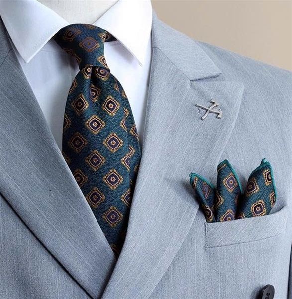 Sét Bộ Cavat & Khăn Cài 1145 TITISHOP
