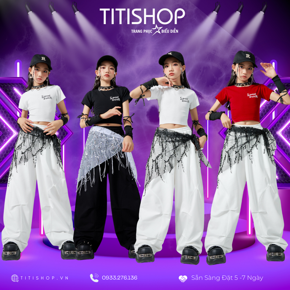 Sét Biểu Diễn Bé Gái Titishop ( Đặt 5-7 Ngày )