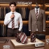 Sét Bộ Cavat & Khăn Cài Túi TITISHOP - 298