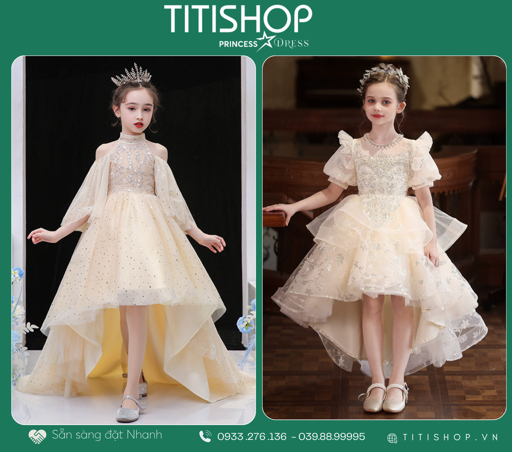 Đầm Công Chúa Đuôi Cá TITISHOP - 002