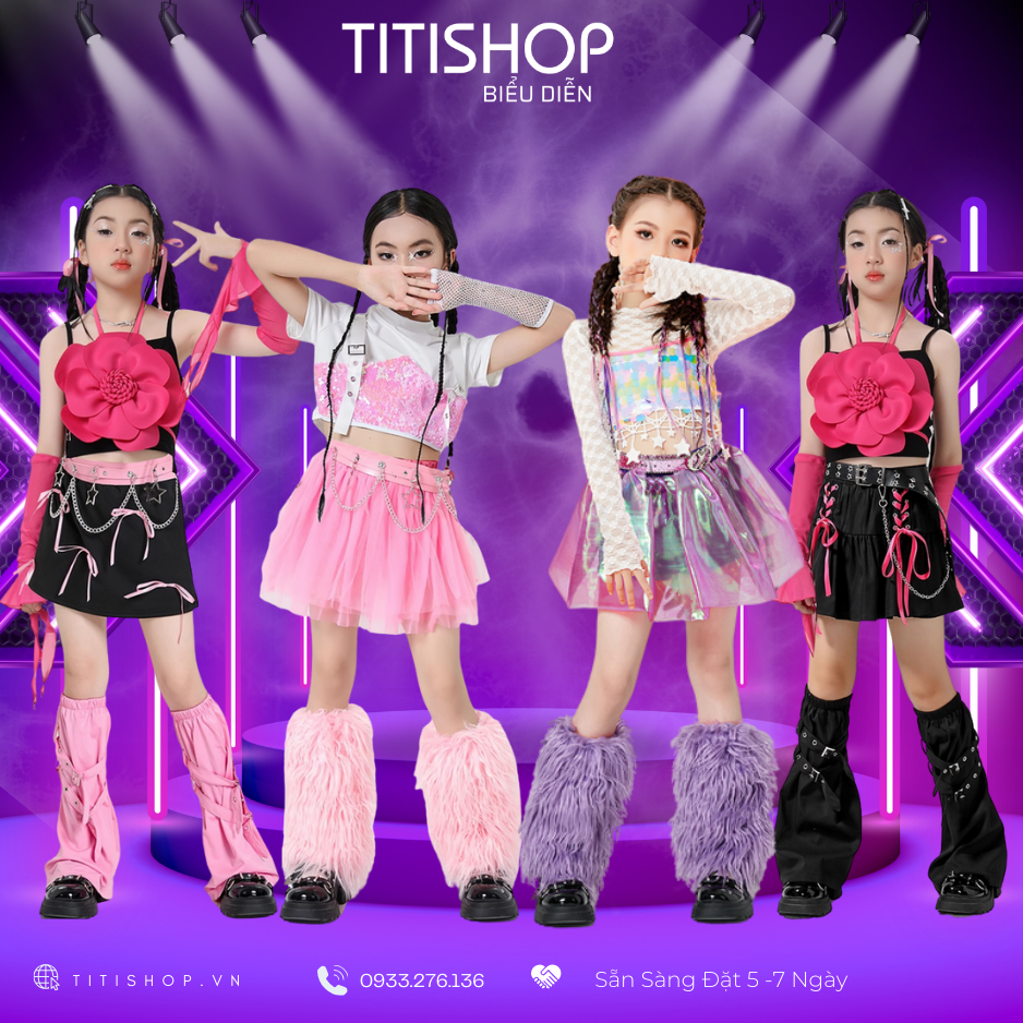Sét Biểu Diễn Bé Gái Titishop ( Đặt 5-7 Ngày )