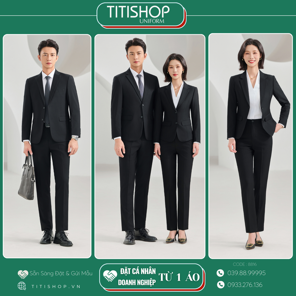 Đồng Phục Veston TITISHOP May Sẵn
