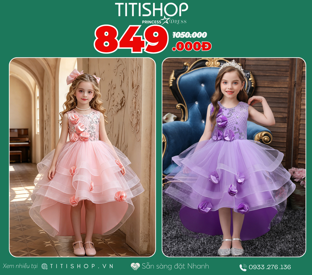 Đầm Công Chúa Titishop Tiết Kiệm
