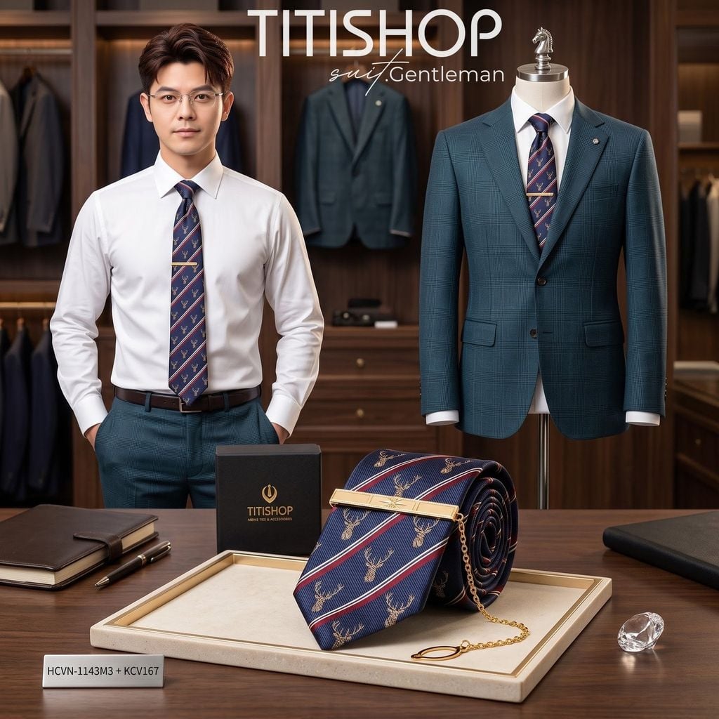 Bộ 2 Món Cavat & Kẹp Cavat TITISHOP - 134
