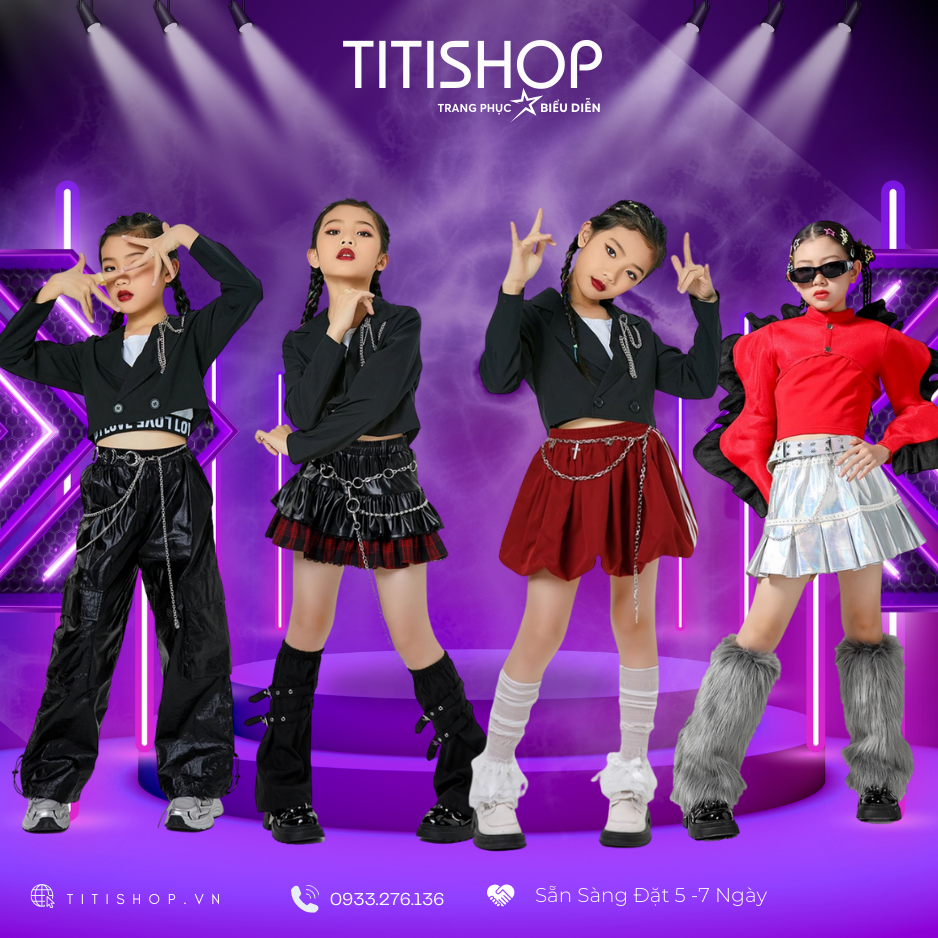 Sét Biểu Diễn Bé Gái Titishop ( Đặt 5-7 Ngày )