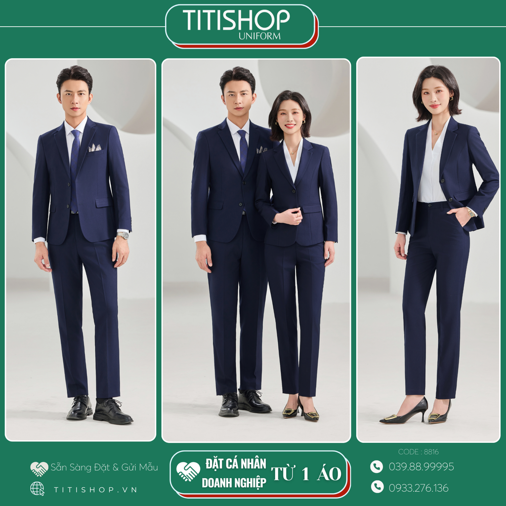 Đồng Phục Veston TITISHOP May Sẵn