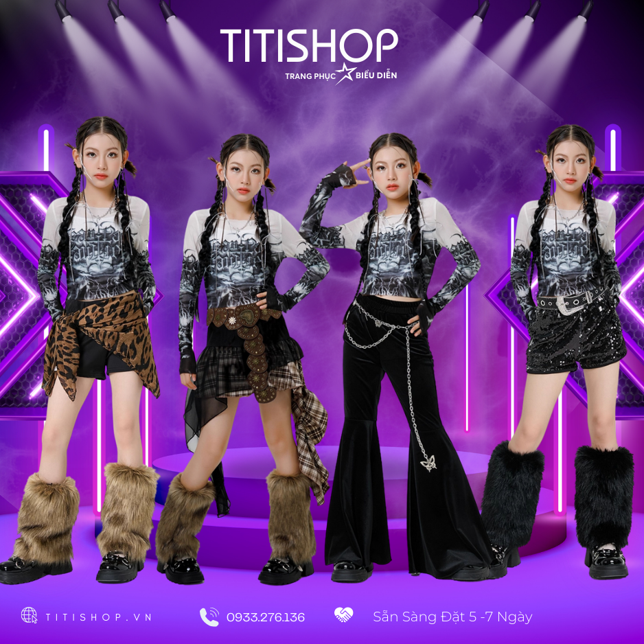 Sét Biểu Diễn Bé Gái Titishop ( Đặt 5-7 Ngày )