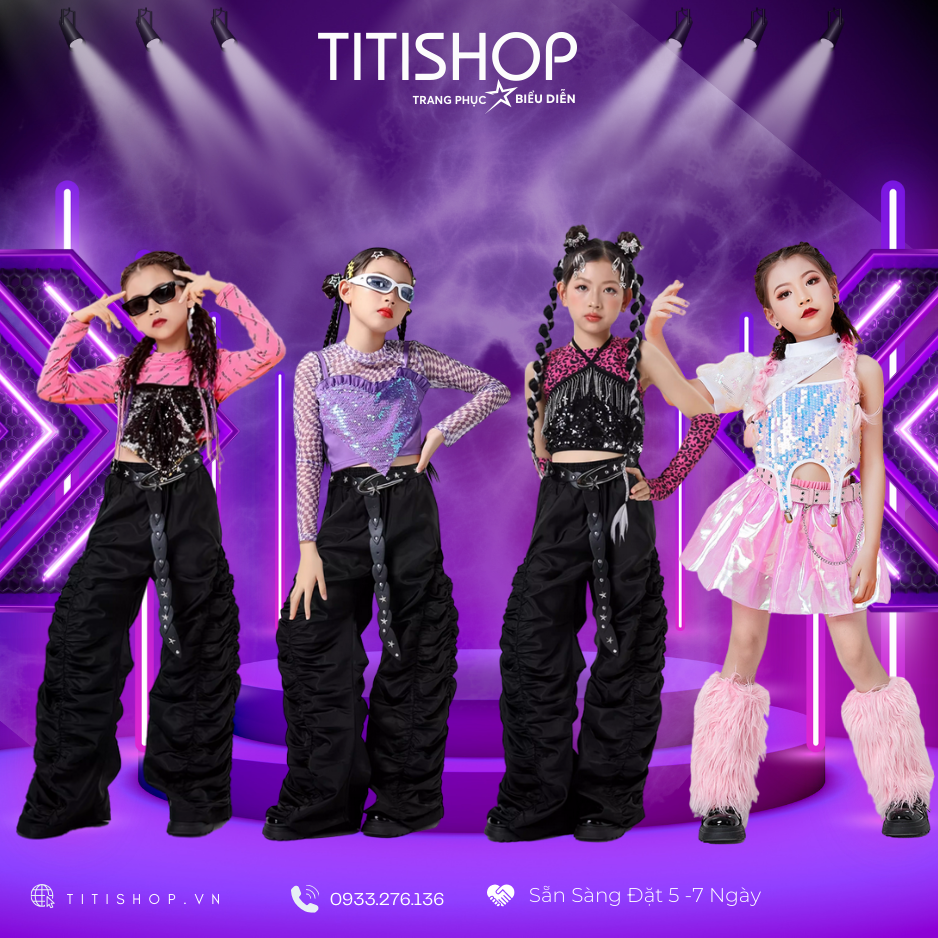 Sét Biểu Diễn Bé Gái Titishop ( Đặt 5-7 Ngày )