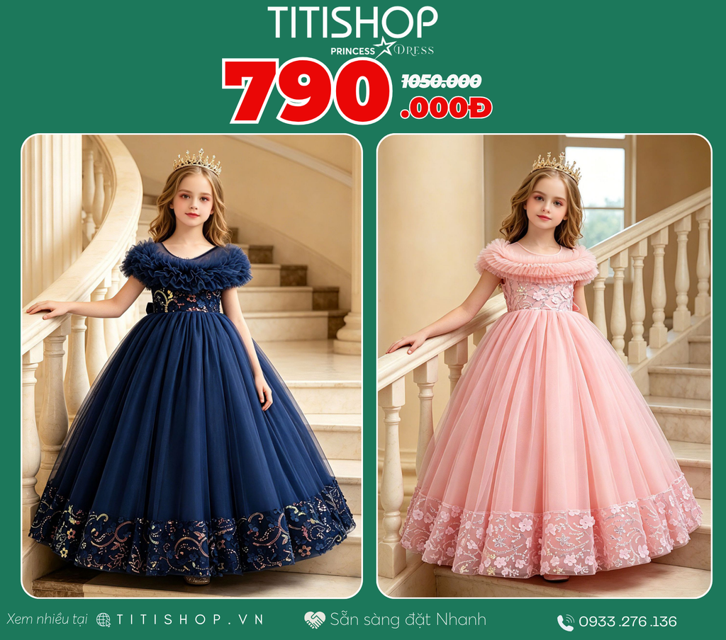 Đầm Công Chúa Titishop Tiết Kiệm