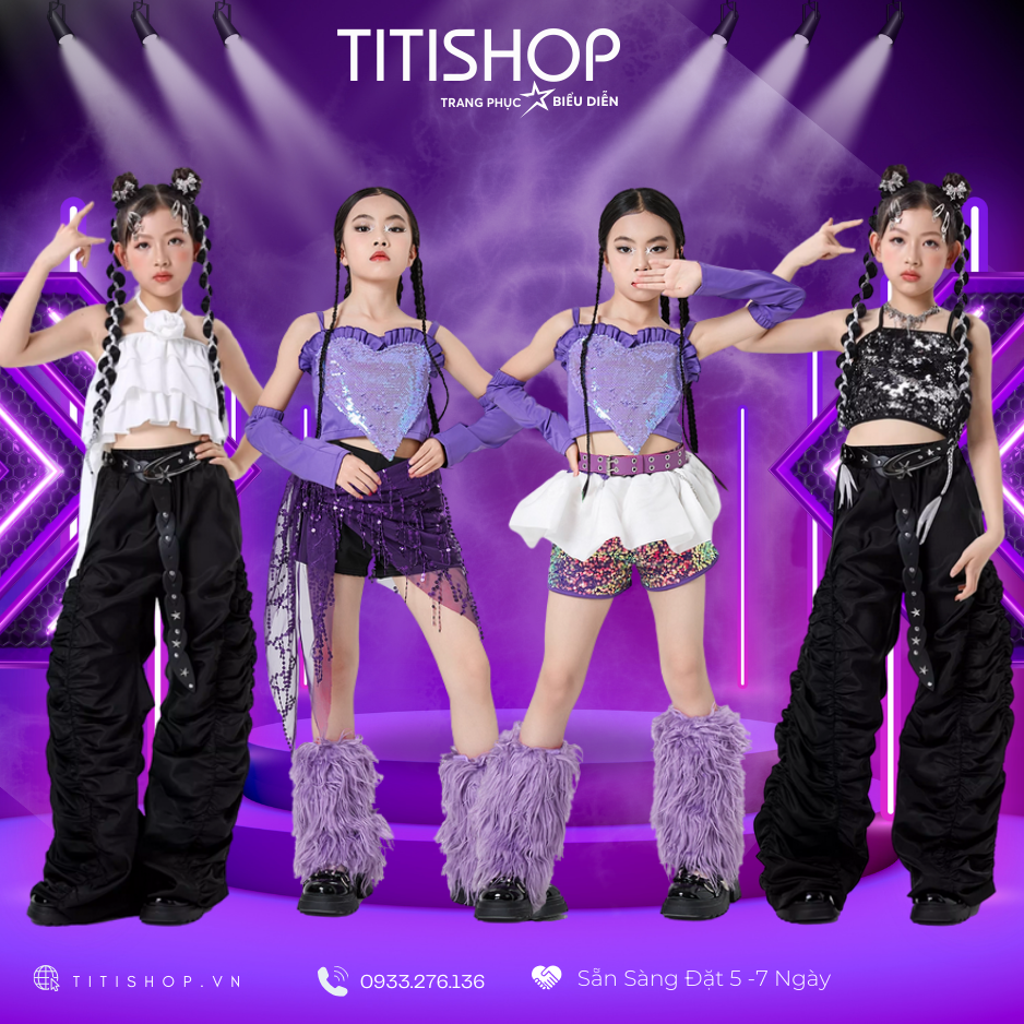 Sét Biểu Diễn Bé Gái Titishop ( Đặt 5-7 Ngày )