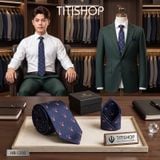 Sét Bộ Cavat & Khăn Cài Túi TITISHOP - 305