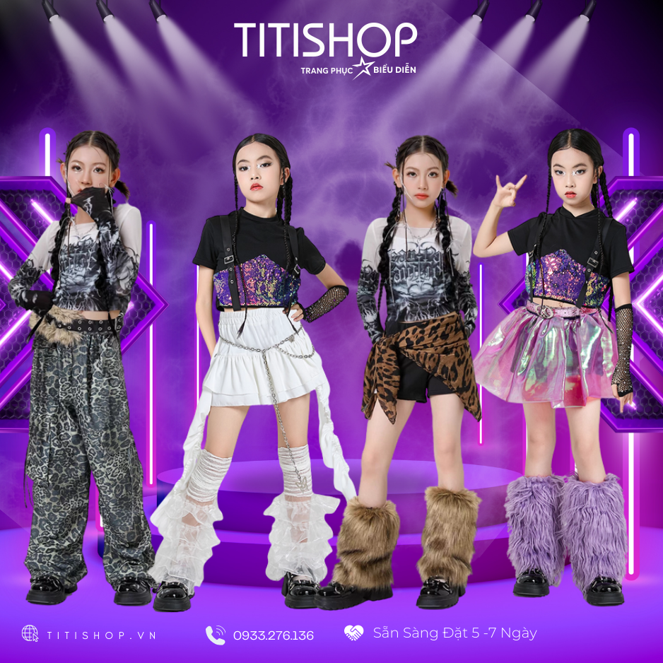 Sét Biểu Diễn Bé Gái Titishop ( Đặt 5-7 Ngày )