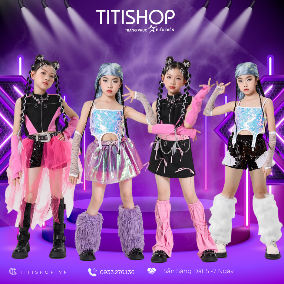 Sét Biểu Diễn Bé Gái Titishop ( Đặt 5-7 Ngày )